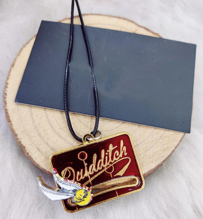 Harry Potter Inspired Quidditch Snitch Neckpiece