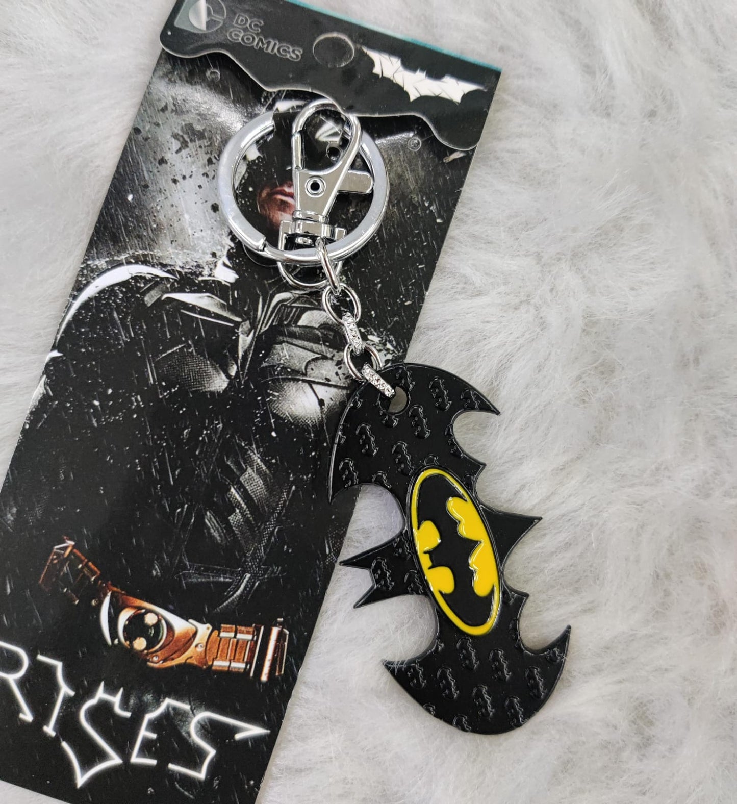 Batman Heavy Metal Keychain With Bagcharm