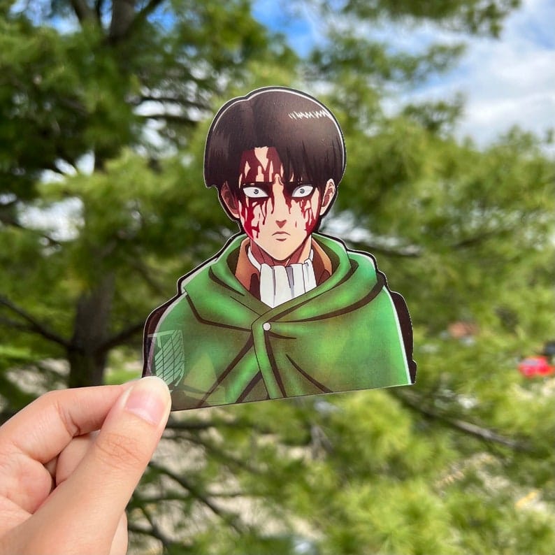 Attack On Titan Eren Yeager 3D Motion Sticker