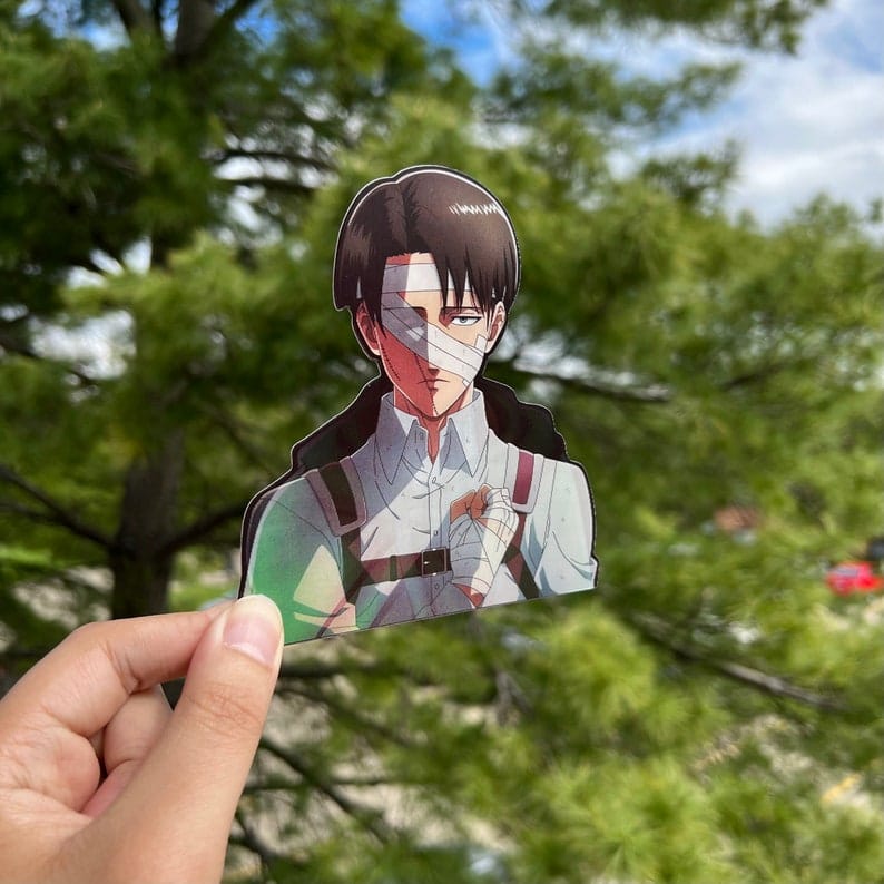 Attack On Titan Eren Yeager 3D Motion Sticker