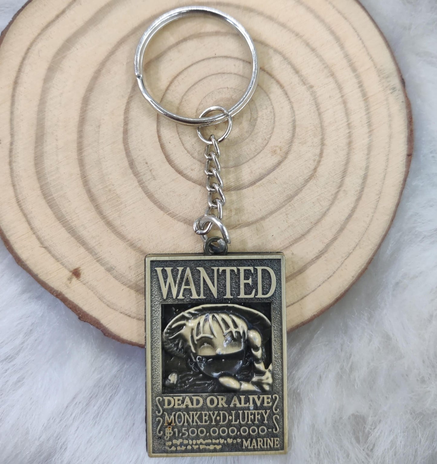 One Piece 3D Wanted Collectable Keychain (Select From Drop Down Menu)