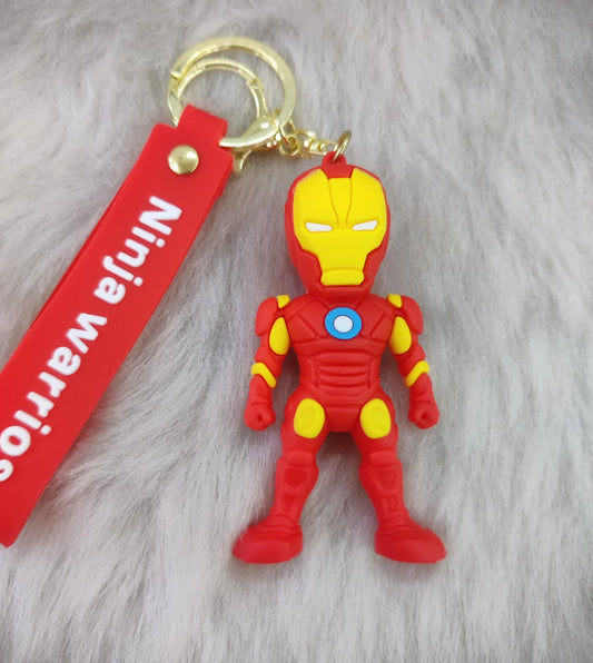 Superheroes Silicon Keychain With Bagcharm And Strap ( Choose From the Dropdown Menu)