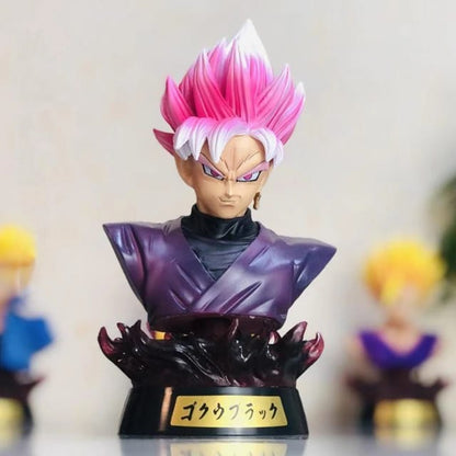 Dragon Ball Z Black Goku Bust Figure With Lights - Remote Control