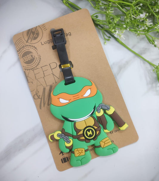 Teenage Mutant Ninja Turtle Michelangelo Luggage Tag