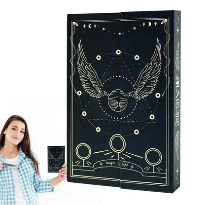 Quidditch Snitch Themed Magnetic Hardbound Planner Journal