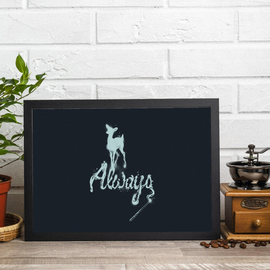 Harry Potter Patronus - Always A4 Frame (No COD Allowed)