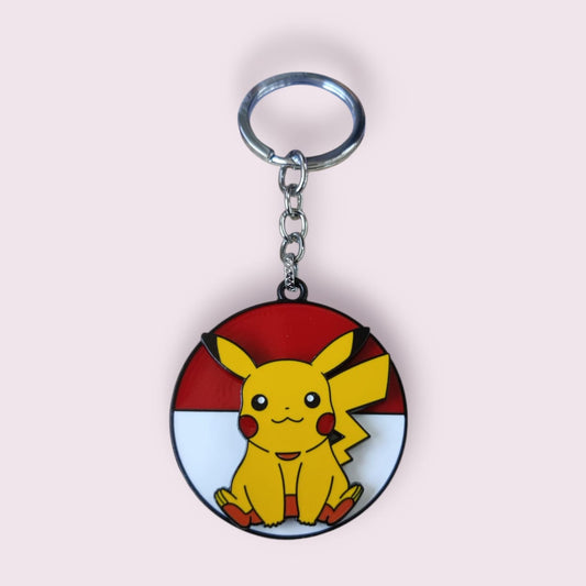 Pokemon Pikachu Rotating Metal Keychain