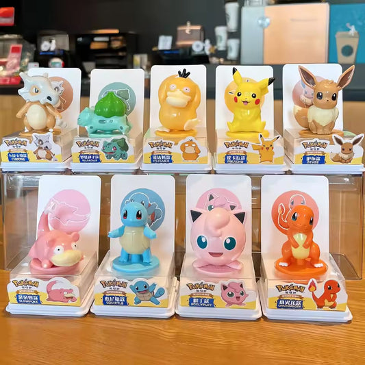Pokemon Official  Figure Plus Stamp Series Set of 9 ( NO Return and No Replacement as Product is Seal Packed )