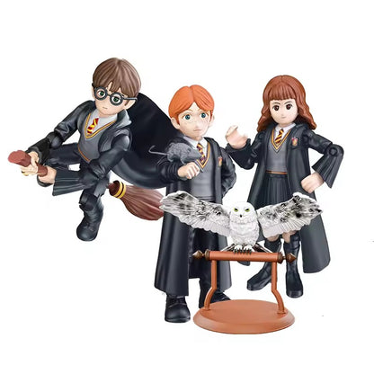 Official Harry Potter 3D DIY Figure Series - Set Of 4 Building Block Kit Toy Decoration - No Cod Allowed On this Product - Prepaid Orders Only