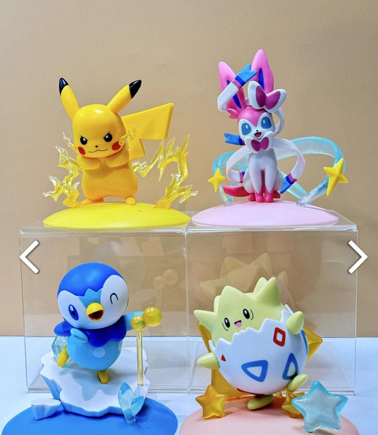 Anime Cartoon Figure Set of 4