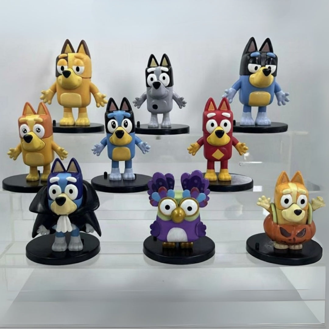 Bluey Figure Set of 9