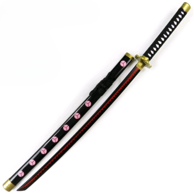Zoro Katana Sword - Wooden  (No COD Allowed On This Product) - Prepaid Orders Only