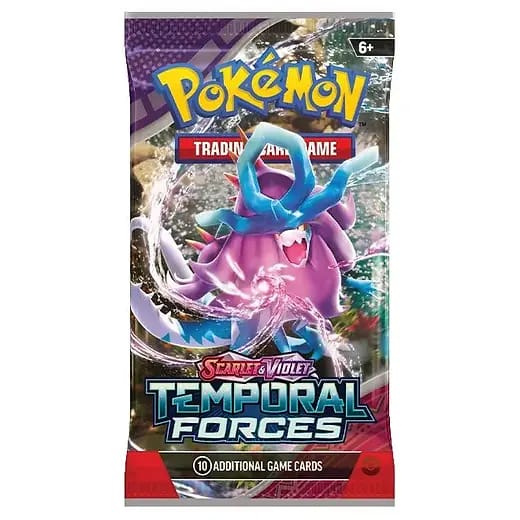 Pokemon Scarlet and Violet Temporal Forces Booster Pack Trading Card Game (English)
