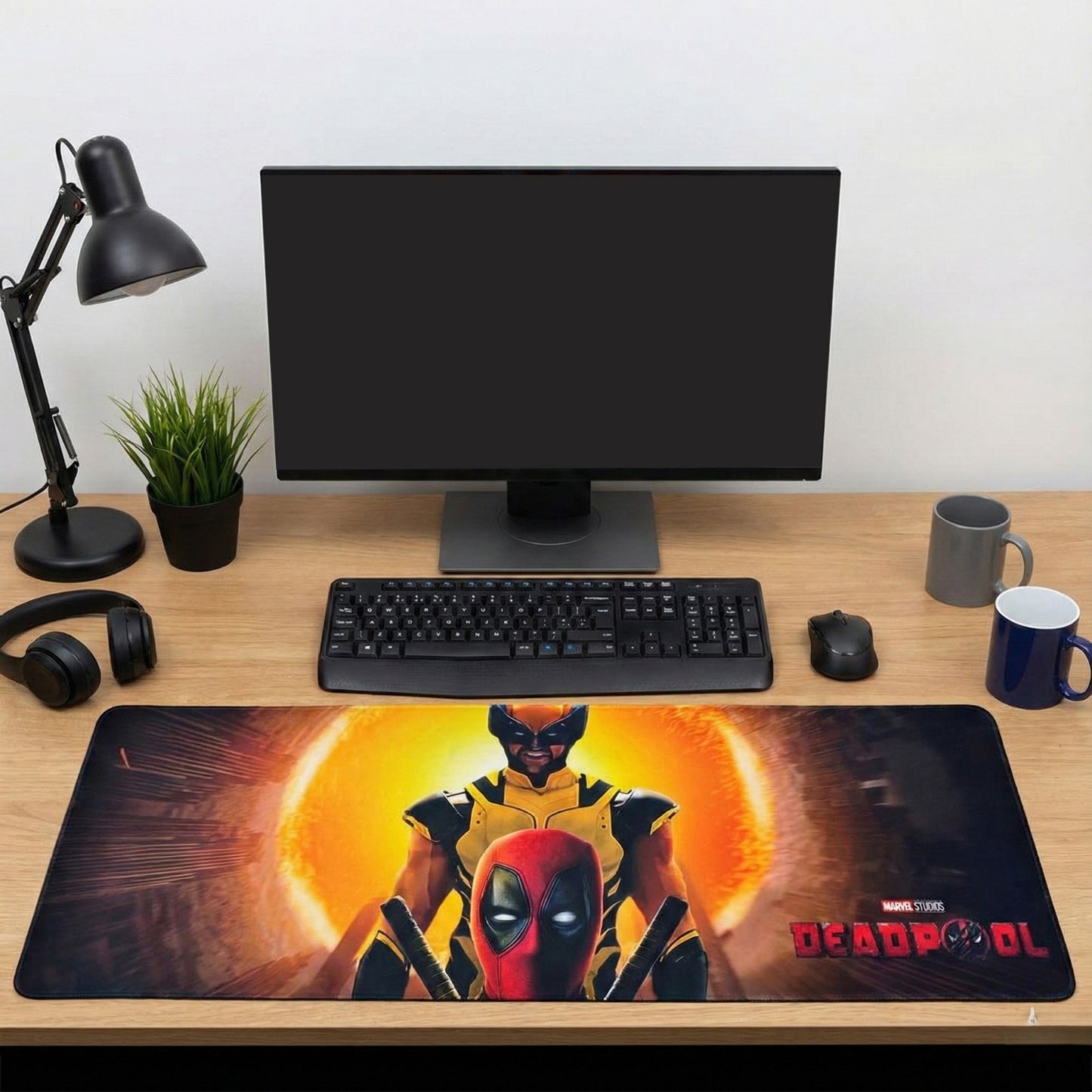 Deadpool and Wolverine Desk Mat