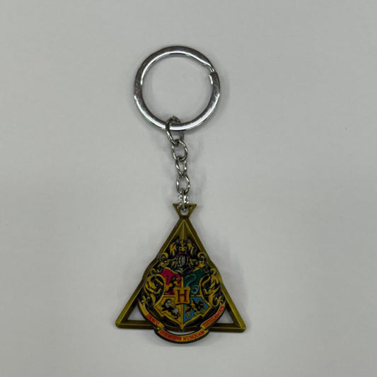 Harry Potter Hogwarts Crest Rotating Metal Keychain