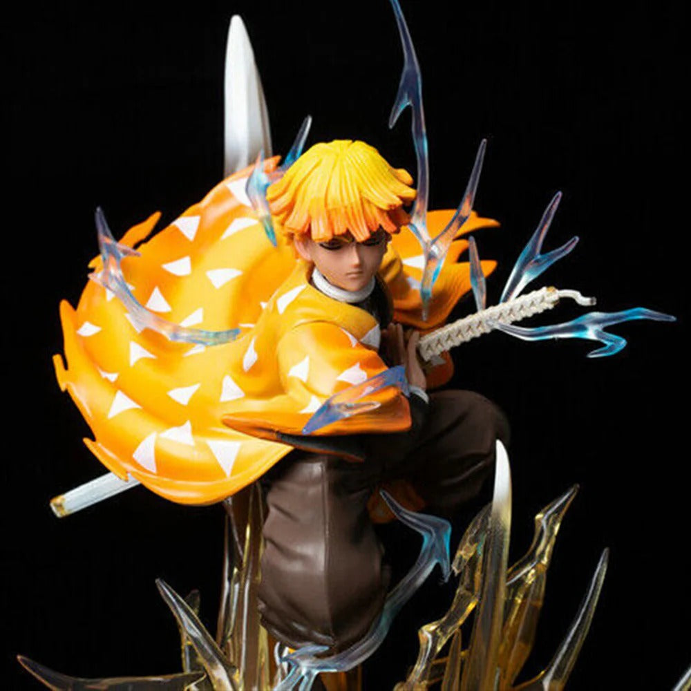 Demon Slayer Zenitsu Agatsuma Figure With Light - 35 cm