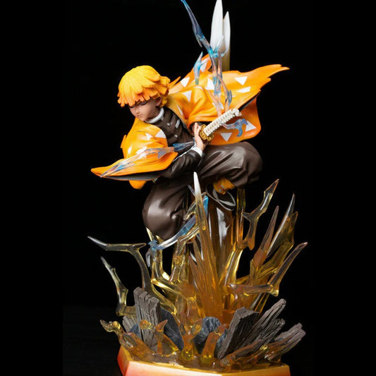 Demon Slayer Zenitsu Agatsuma Figure With Light - 35 cm