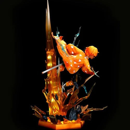 Demon Slayer Zenitsu Agatsuma Figure With Light - 35 cm