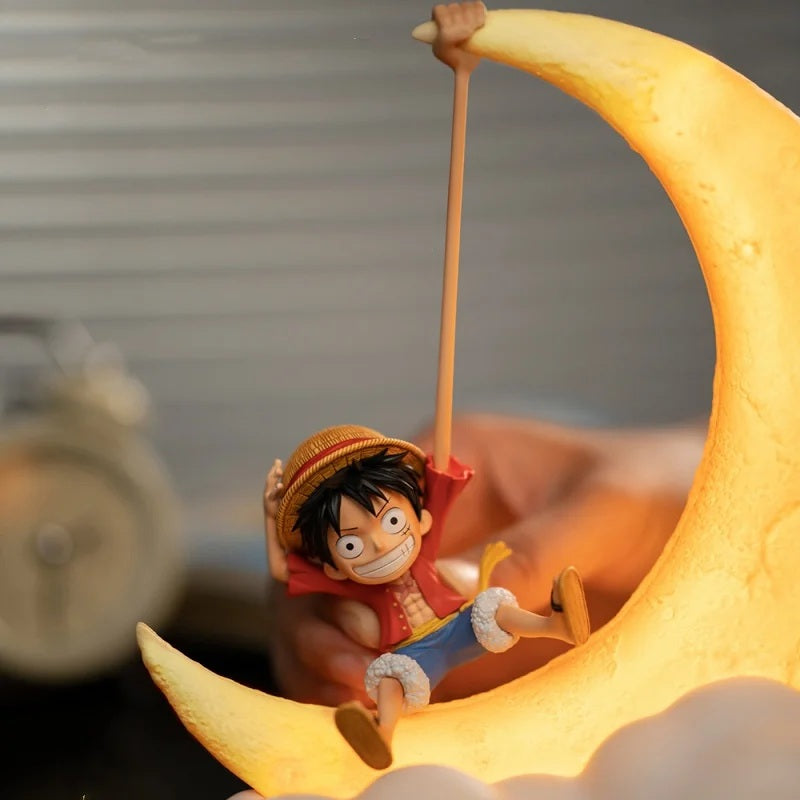 One Piece Monkey D' Luffy Moon Night Lamp - 20 cm