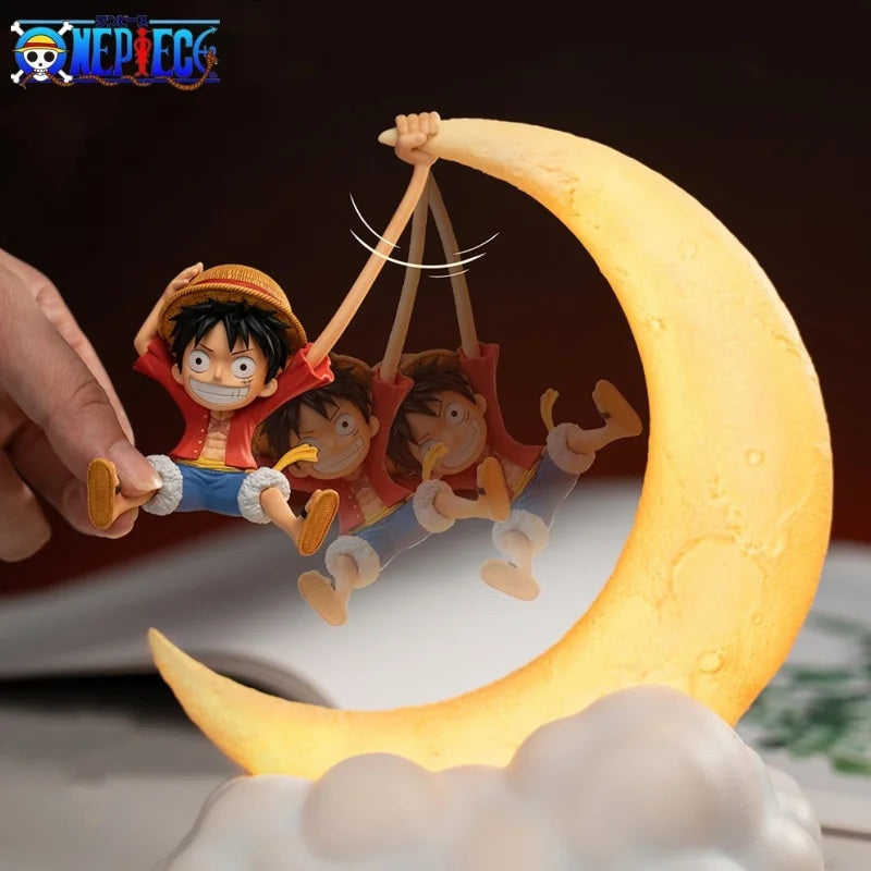 One Piece Monkey D' Luffy Moon Night Lamp - 20 cm
