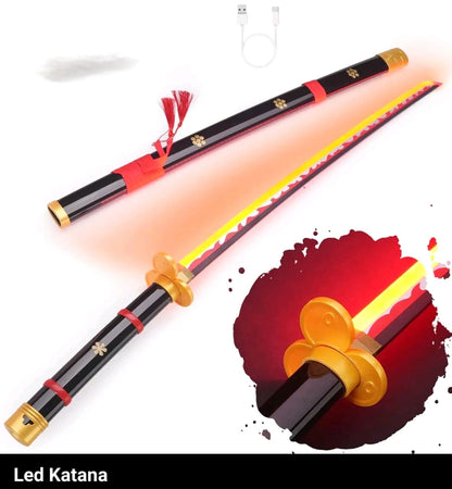 One Piece Roronoa Zoro LED Katana Sword With USB Cable (No COD Allowed On This Product) - Prepaid Orders Only