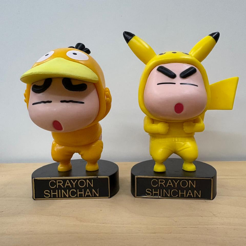 Shinchan Figure Set of 4 - Pokemon's Version