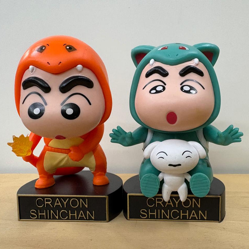 Shinchan Figure Set of 4 - Pokemon's Version