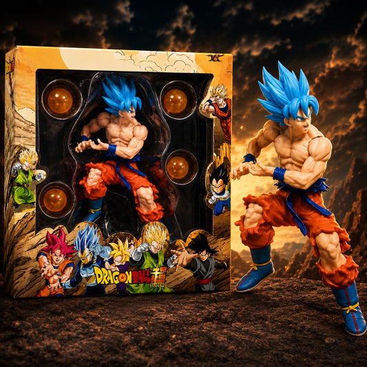 Super Saiyan Blue Goku Action Figure – Dragon Ball Super Collectible Figure