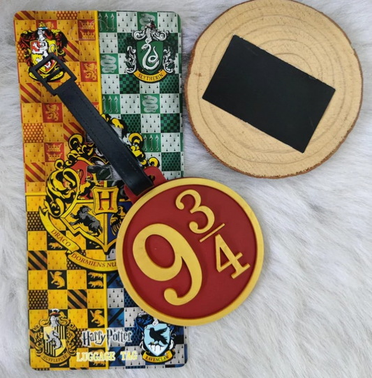 Harry Potter Themed 9 3/4 Luggage Tag / Bag Tag