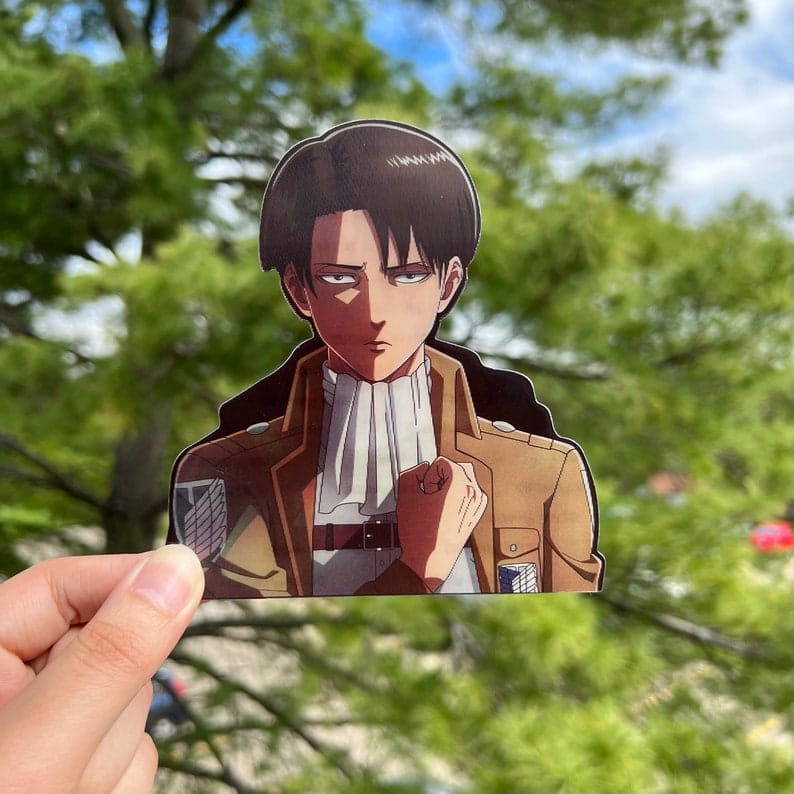 Attack On Titan Eren Yeager 3D Motion Sticker