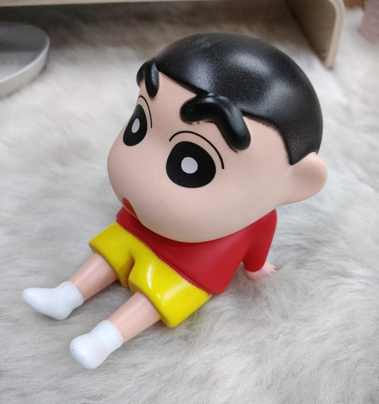 Red Shinchan Self-Sitting Figure Can be Used As Phonestand