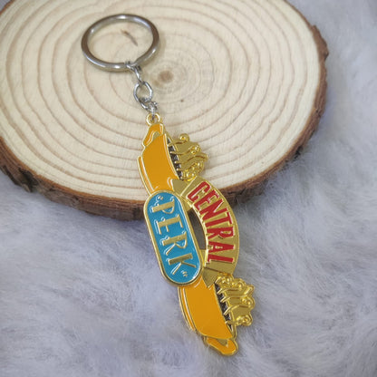 Friends Golden Central Perk Keychain