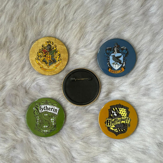 Harry Potter Badges (Select From Drop Down Menu)