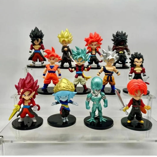 Dragon Ball Z Anime Action Figure Set of 12