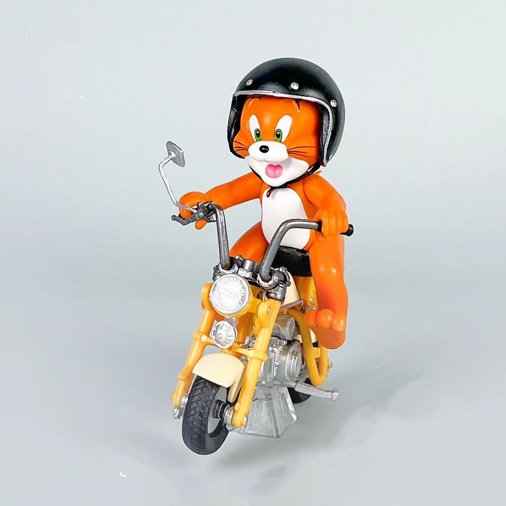 Tom And Jerry Motorcycle Figure (Select From Drop Down Menu)