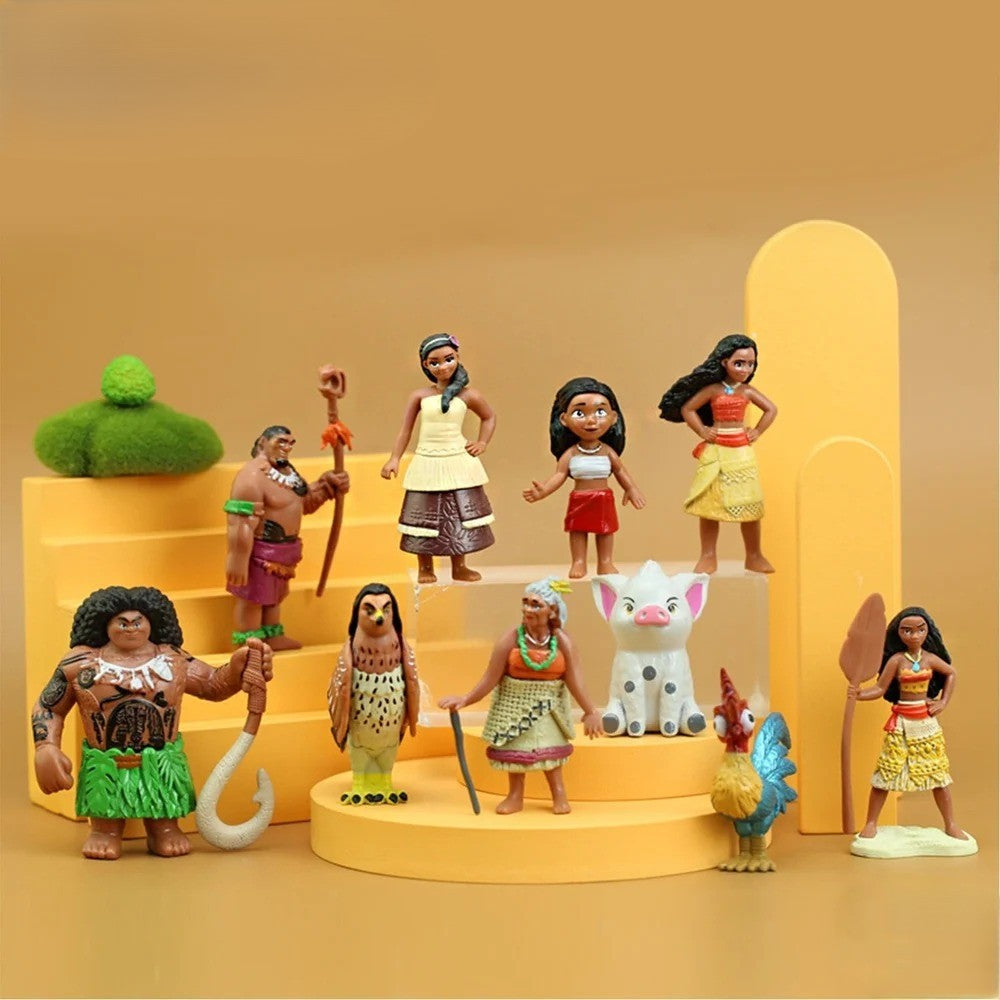 Cute Cartoon Figures (Set of 10)