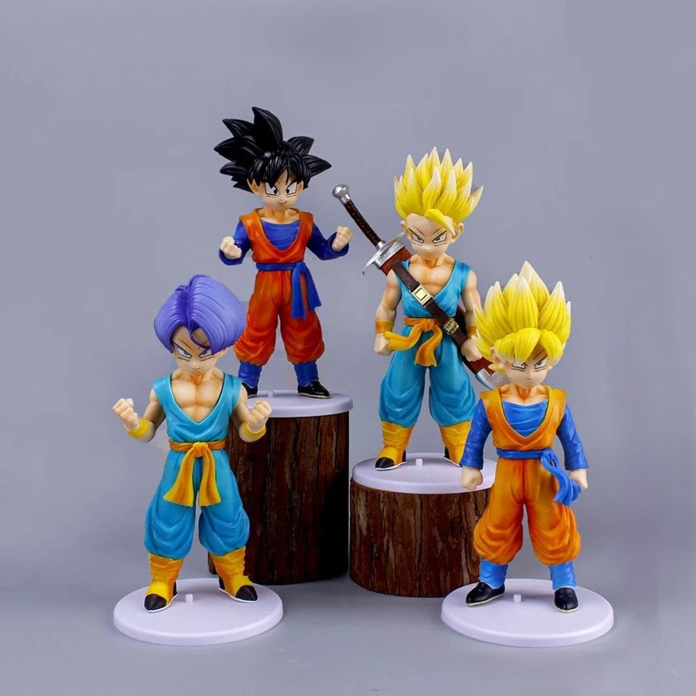 Dragon Ball Z Anime Action Figure Set of 4