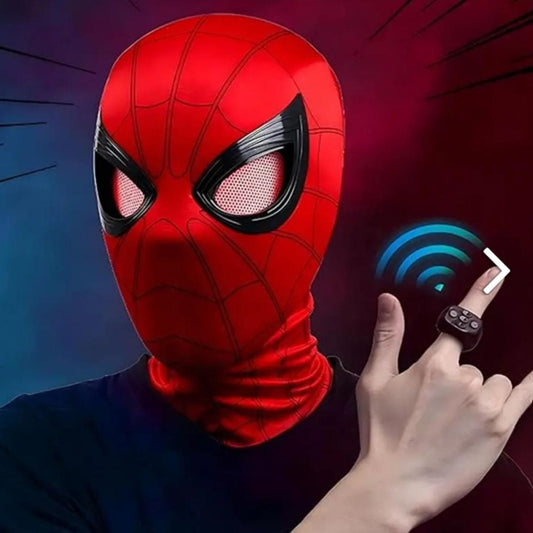 Spiderman Moving Eyes Cosplay Mask