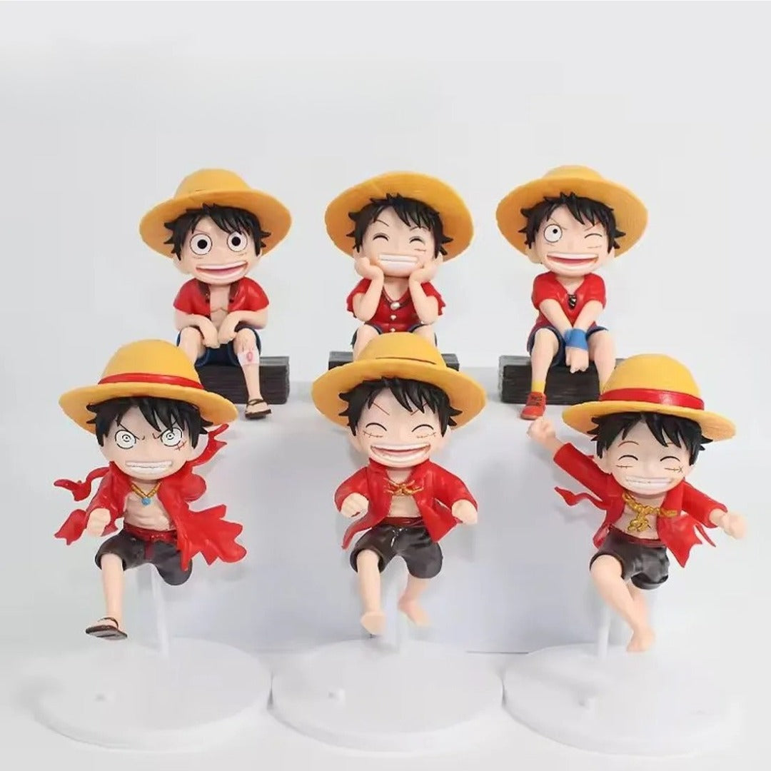 One Piece Monkey D' Luffy Figure Set of 6