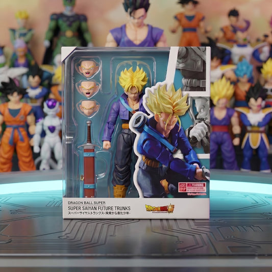 Dragon Ball Z Trunks Figure With Interchangeable Heads and Hands - 5.7 Inches
