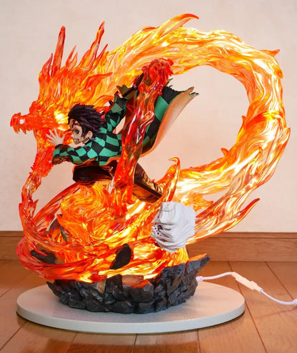 Demon Slayer Kamado Tanjiro Figure With Light - 33 cm
