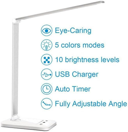 LED™ Desk Lamp Touch Control 3 Levels Brightness (white)