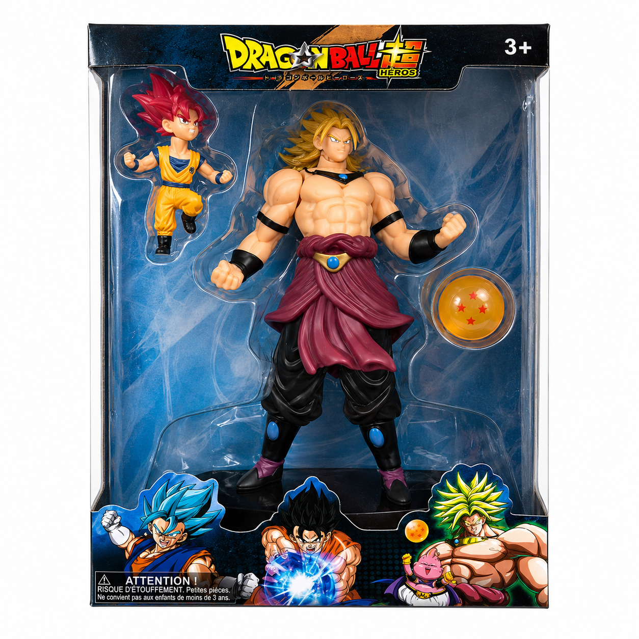 Legendary Super Saiyan Broly Action Figure – Dragon Ball Heroes Collectible Figure Set