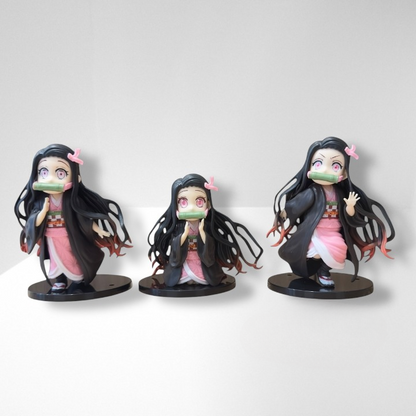 Demon Slayer Nezuko Figure Set of 6 - 10 cm