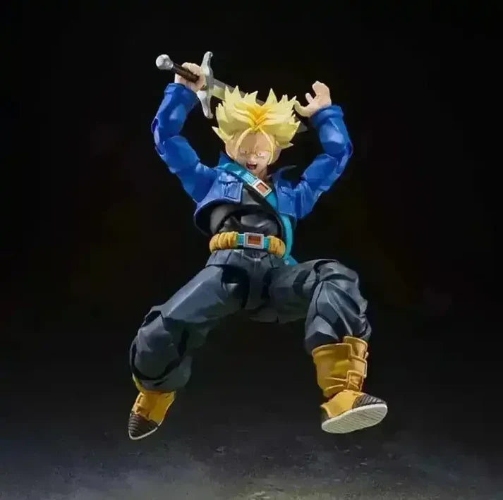 Dragon Ball Z Trunks Figure With Interchangeable Heads and Hands - 5.7 Inches