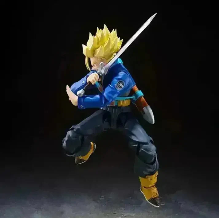 Dragon Ball Z Trunks Figure With Interchangeable Heads and Hands - 5.7 Inches