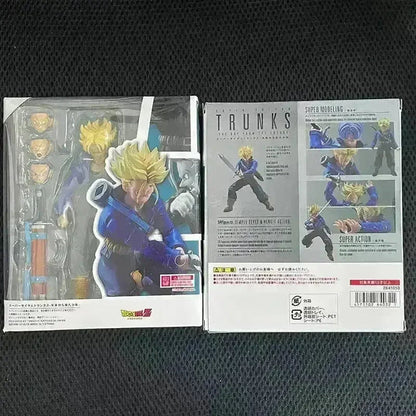 Dragon Ball Z Trunks Figure With Interchangeable Heads and Hands - 5.7 Inches