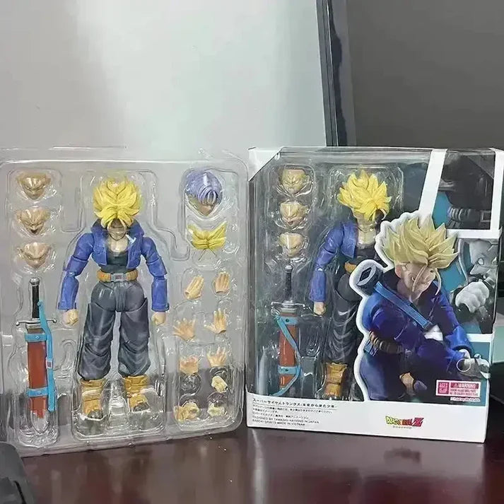 Dragon Ball Z Trunks Figure With Interchangeable Heads and Hands - 5.7 Inches