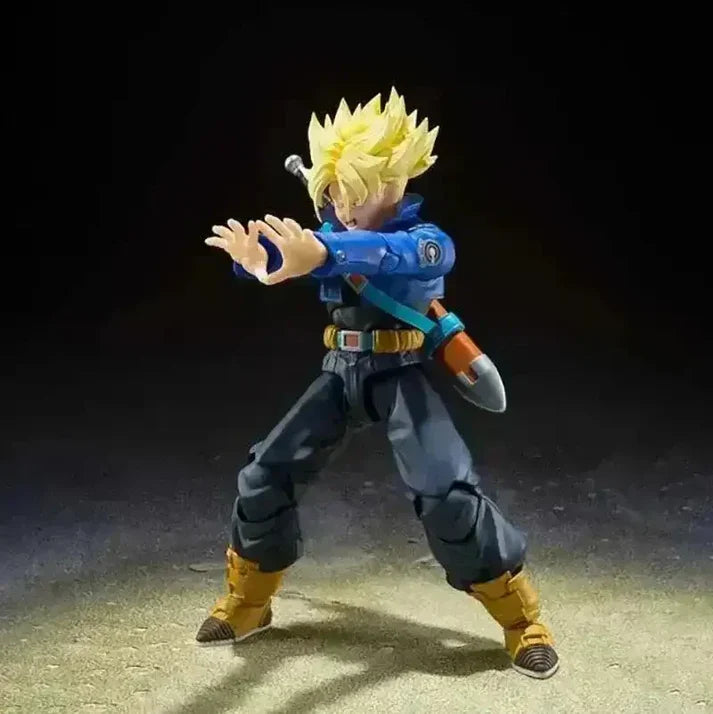 Dragon Ball Z Trunks Figure With Interchangeable Heads and Hands - 5.7 Inches