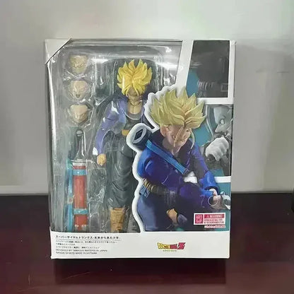 Dragon Ball Z Trunks Figure With Interchangeable Heads and Hands - 5.7 Inches